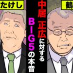 性加害をした中居正広に対する芸能界BIG5の本心が衝撃的だった！【アニメ】【漫画】【実話】