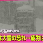 【最新天気】3連休の寒波…雪と寒さいつ・どこで強まる? 今後の雪の予報は?/最長寒波、3連休に再びピークか 観光地では宿泊客も除雪──天気ニュースライブ(日テレNEWS LIVE)