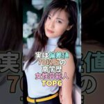 実は偏差値70以上の高学歴女性芸能人TOP6 #小島瑠璃子 #芸能 #芸能人 #芸能界