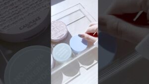 収納動画がかなり好評でウレシイ🧊#コスメ音 #生活音 #自然光 #雰囲気 #メイク #makeup #コスメ収納