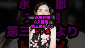 永野芽郁、文春砲第三弾によりトドメ #芸能人 #芸能ニュース #永野芽郁