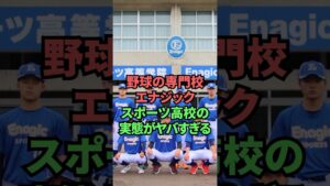 野球の専門校エナジックスポーツ高校の実態がヤバすぎる