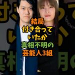 結局付き合っていたか真相不明の芸能人3組 #芸能 #芸能人 #shorts