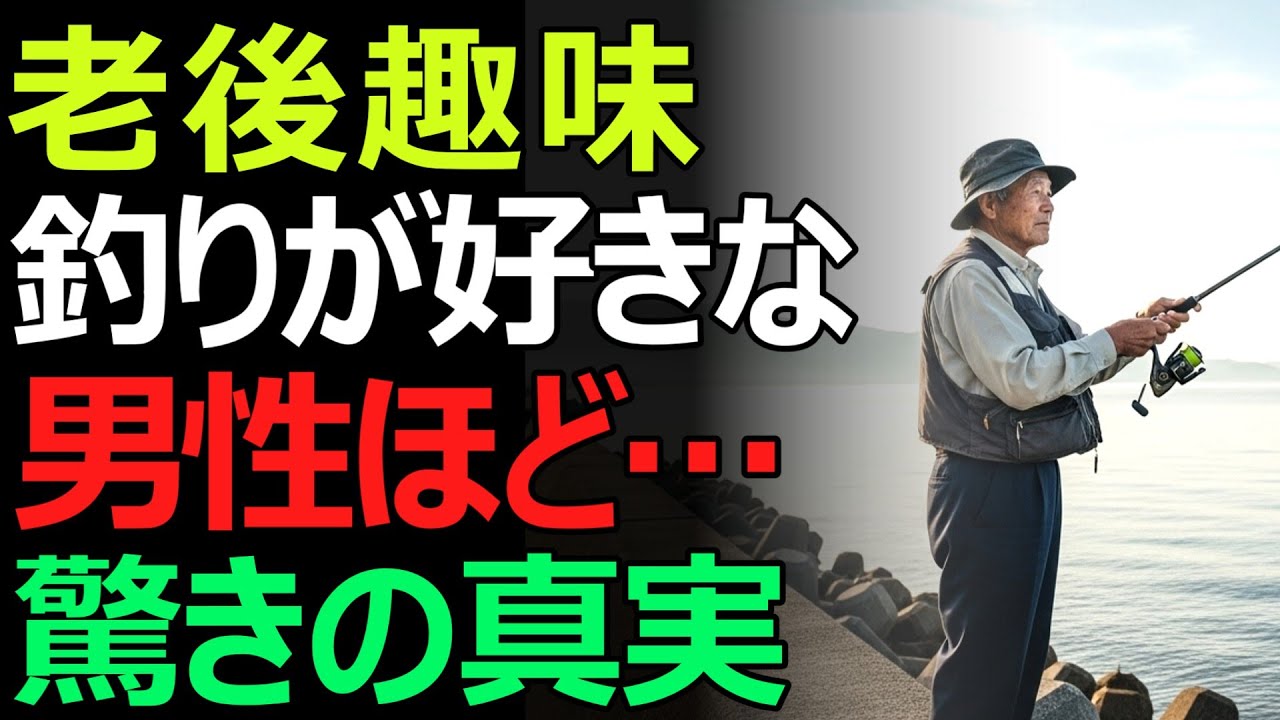 【老後の真実】釣りが趣味の男性に訪れる現実。人生後半が変わる驚きの真実とは？